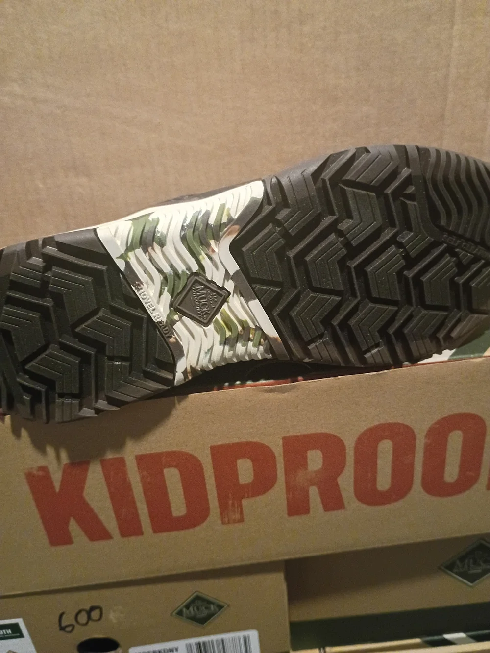 Muck Boot Company Kids' Grey Camo Rain & Snow Boot